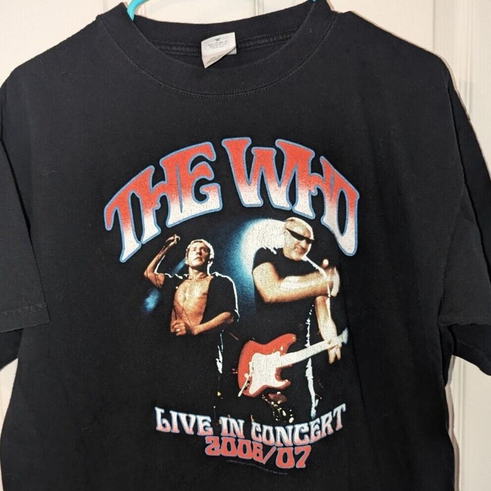The WHO T-SHIRT LARGE 2006-2007 tour concert thick cotton blend